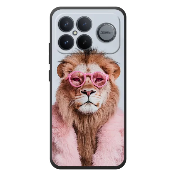 Чехол с принтом «Лев в очках» для Xiaomi Poco F8 Ultra Чехол с принтом «Лев в очках» для Xiaomi Poco F8 Ultra