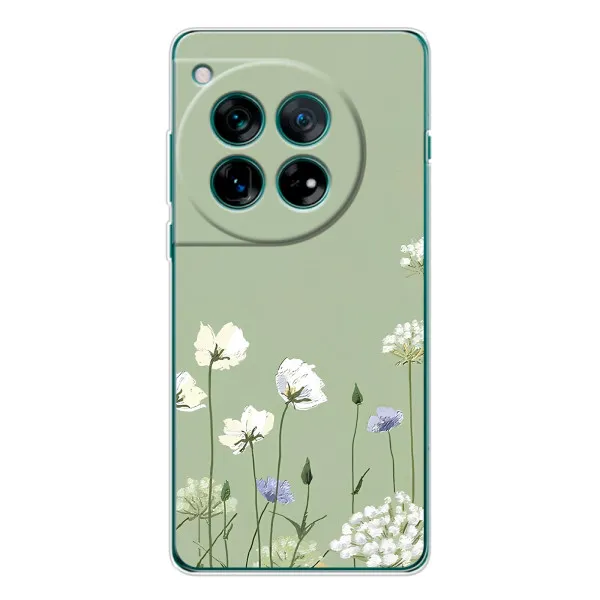 Чохол з принтом «Квіти на зеленому» для Xiaomi Poco F9 Ultra