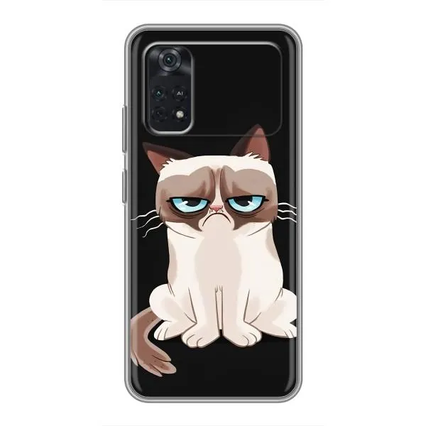 Чехол с принтом «Грустный кот» для Xiaomi POCO M4 Pro 5G Чехол с принтом «Грустный кот» для Xiaomi POCO M4 Pro 5G