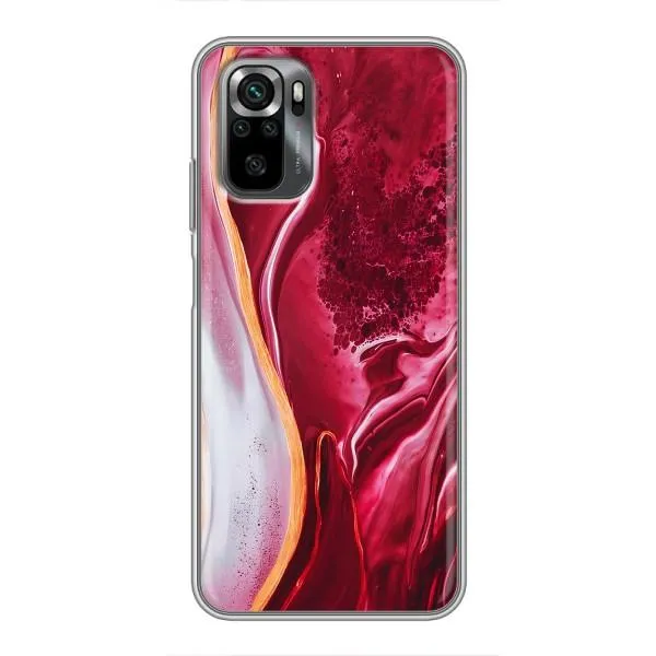 Чохол з принтом «Мрамор червоний» для Xiaomi POCO M5s