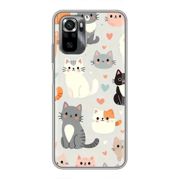 Чехол с принтом «Коллаж котов» для Xiaomi POCO M5s