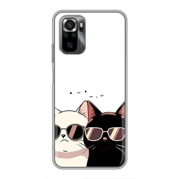 Чехол с принтом «Коты в очках» для Xiaomi POCO M5s