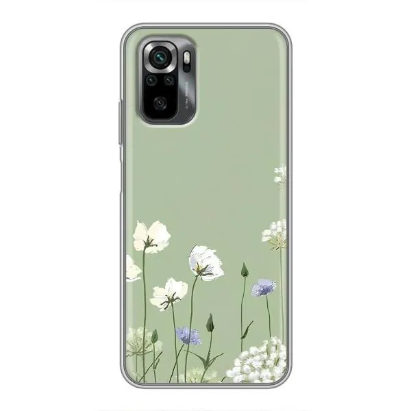 Чехол с принтом «Цветы на зеленом» для Xiaomi POCO M5s Чехол с принтом «Цветы на зеленом» для Xiaomi POCO M5s