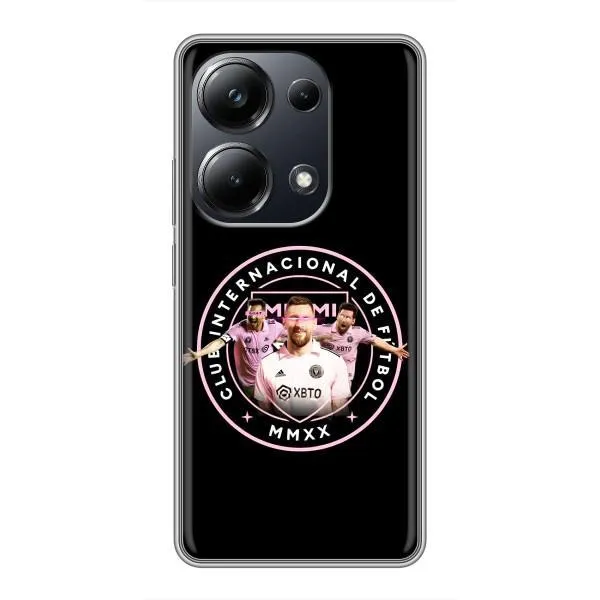 Чехол с принтом «Месси в лого» для Xiaomi POCO M6 Pro Чехол с принтом «Месси в лого» для Xiaomi POCO M6 Pro