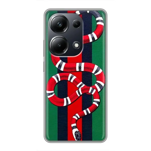 Чехол с принтом «Gucci змия» для Xiaomi POCO M6 Pro