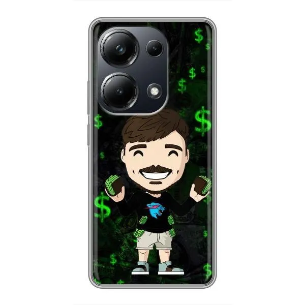 Чехол с принтом «Блогер Beast» для Xiaomi POCO M6 Pro