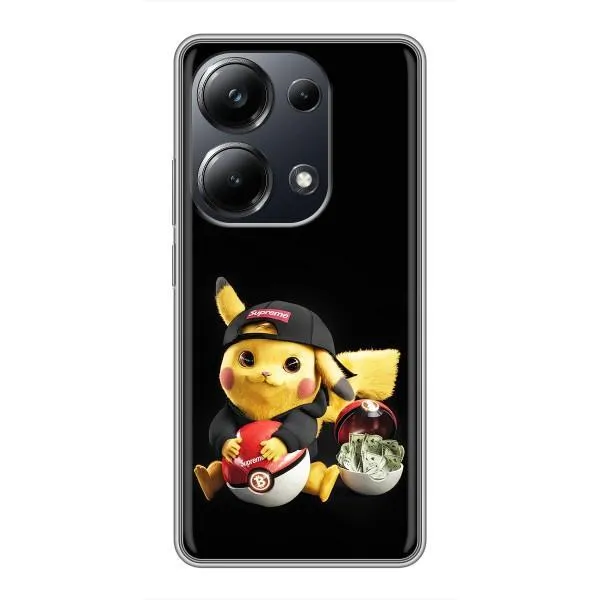 Чехол с принтом «Пикачу» для Xiaomi POCO M6 Pro