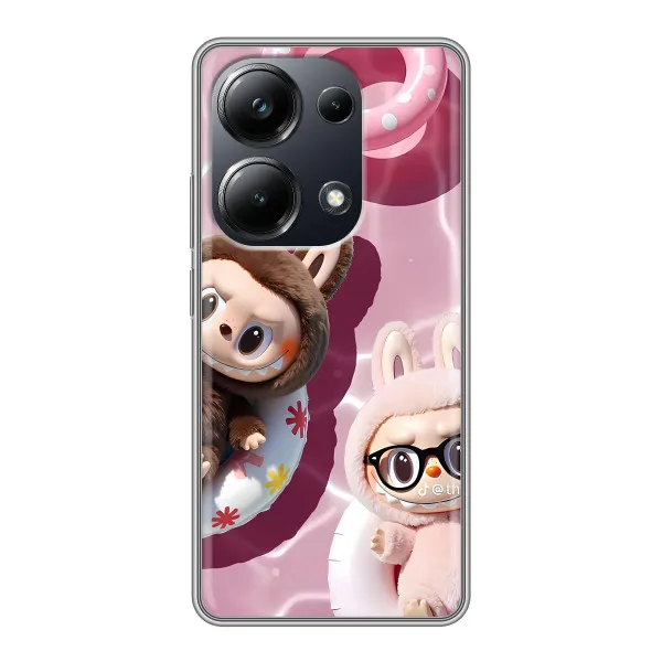 Чехол с принтом «Игрушка Лабубу» для Xiaomi POCO M6 Pro