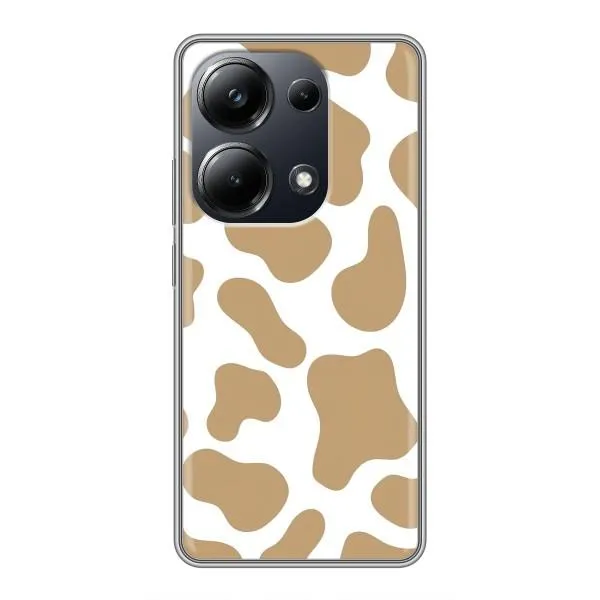 Чехол с принтом «Бежевая буренка» для Xiaomi POCO M6 Pro Чехол с принтом «Бежевая буренка» для Xiaomi POCO M6 Pro