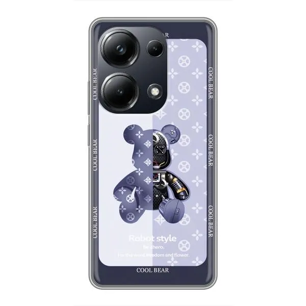 Чехол с принтом «Медвежонок LV» для Xiaomi POCO M6 Pro
