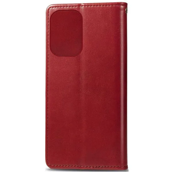Кожаный чехол-книжка GETMAN Gallant (PU) для Xiaomi Redmi 13 4G / Poco M6 4G — Красный — фото 5 Кожаный чехол-книжка GETMAN Gallant (PU) для Xiaomi Redmi 13 4G / Poco M6 4G — Красный — фото 5