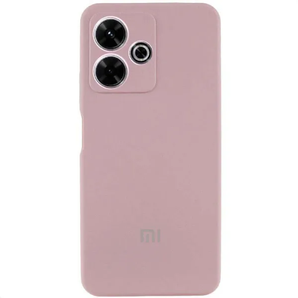 Чохол Silicone Cover Lakshmi Full Camera (AAA) with Logo для Xiaomi Redmi 13 4G / Poco M6 4G — Рожевий — фото 1