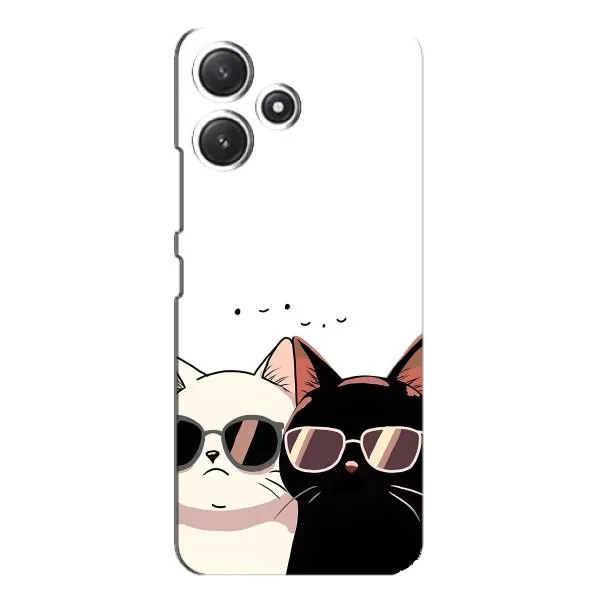 Чехол с принтом «Коты в очках» для Xiaomi POCO M6 Чехол с принтом «Коты в очках» для Xiaomi POCO M6