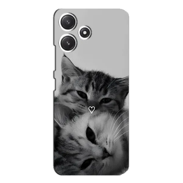 Чехол с принтом «Пара котов» для Xiaomi POCO M6 Чехол с принтом «Пара котов» для Xiaomi POCO M6