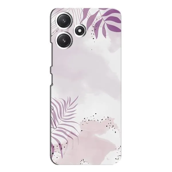 Чехол с принтом «Фиолетовые листья» для Xiaomi POCO M6