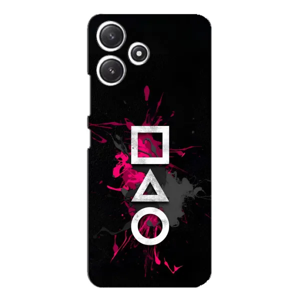 Чехол с принтом «Символы Игра кальмара» для Xiaomi POCO M6 Чехол с принтом «Символы Игра кальмара» для Xiaomi POCO M6