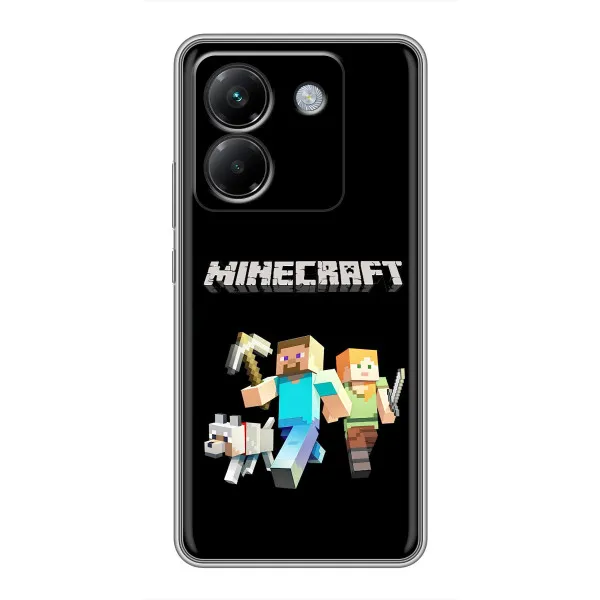Чехол с принтом «герои Minecraft» для Xiaomi Poco M7 Pro 5G Чехол с принтом «герои Minecraft» для Xiaomi Poco M7 Pro 5G