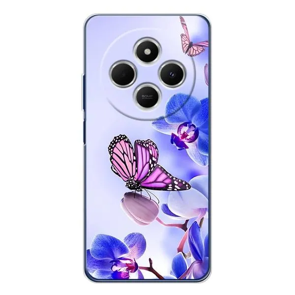 Чехол с принтом «Бабочка на цветочке» для Xiaomi POCO M7
