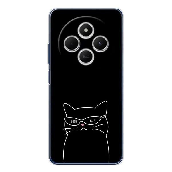 Чехол с принтом «Равнодушный кот» для Xiaomi POCO M7