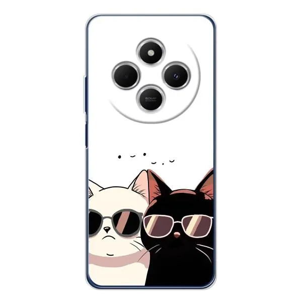 Чехол с принтом «Коты в очках» для Xiaomi POCO M7