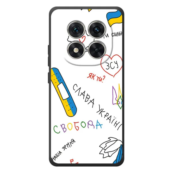 Чехол с принтом «Стикер» для Xiaomi Poco M8 Pro
