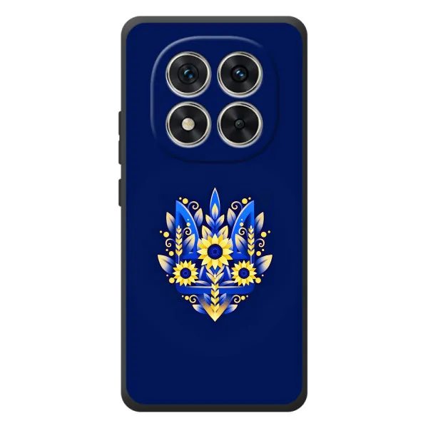 Чехол с принтом «Цветочный Герб» для Xiaomi Poco M8 Pro