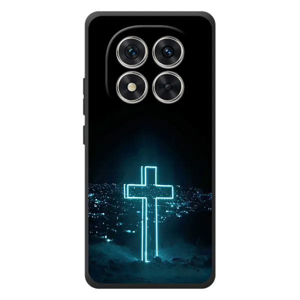 Чехол с принтом «Крест и город» для Xiaomi Poco M8 Pro Чехол с принтом «Крест и город» для Xiaomi Poco M8 Pro