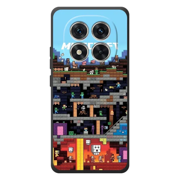 Чехол с принтом «фон Minecraft» для Xiaomi Poco M8 Pro