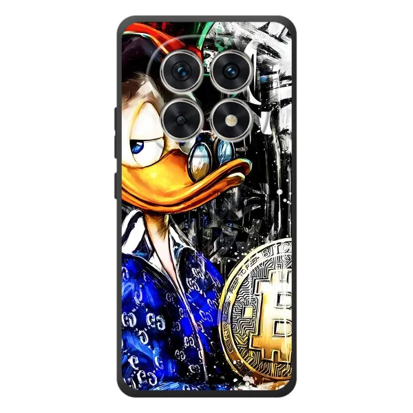 Чехол с принтом «Биткойн Скрудж» для Xiaomi Poco M8