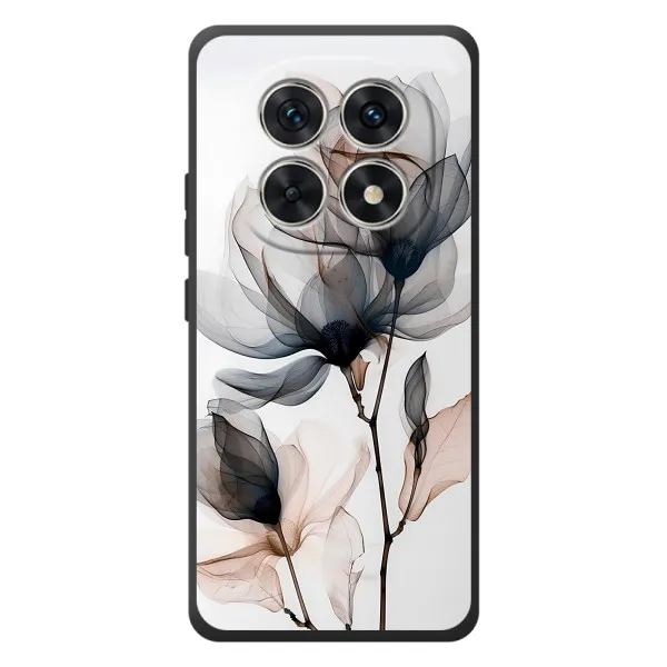 Чохол з принтом «Квіти на білому» для Xiaomi Poco M8
