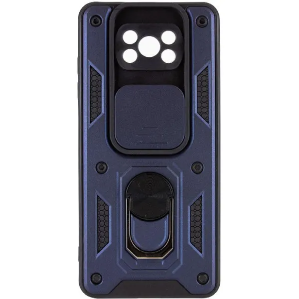 Чехол Ummi Camshield Serge Ring для Xiaomi Poco X3 NFC / Poco X3 Pro — Синий — фото 1 Чехол Ummi Camshield Serge Ring для Xiaomi Poco X3 NFC / Poco X3 Pro — Синий — фото 1
