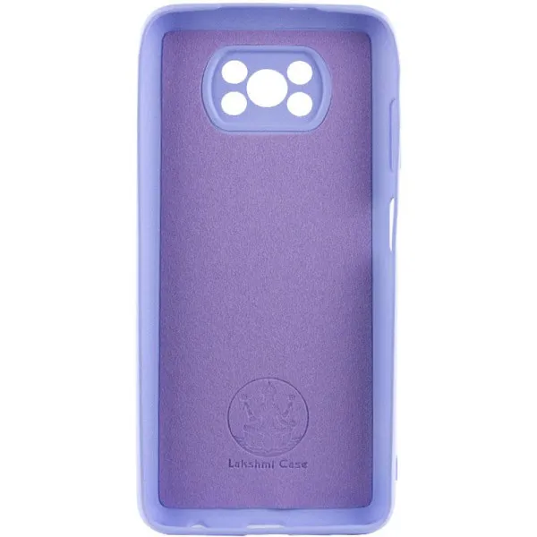 Чехол Silicone Cover Ummi Lakshmi Full Camera (AA) для Xiaomi Poco X3 NFC / Poco X3 Pro — Сиреневый — фото 2