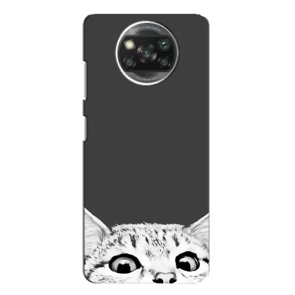 Чехол с принтом «Выглядывает кот» для Xiaomi POCO X3 Pro Чехол с принтом «Выглядывает кот» для Xiaomi POCO X3 Pro