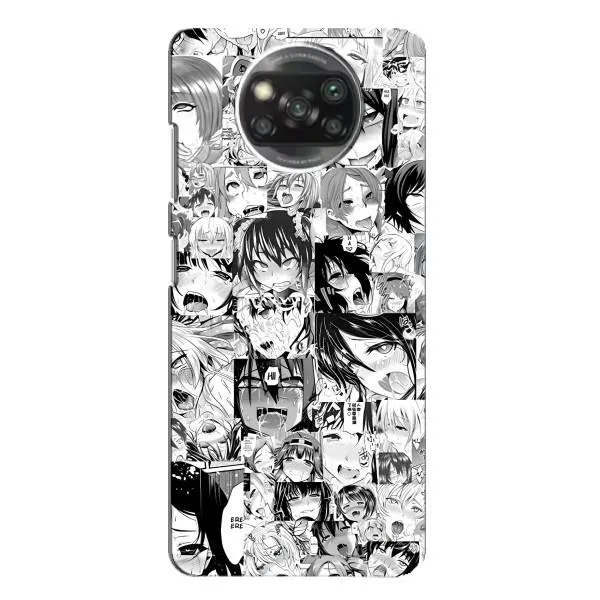 Чехол с принтом «Ahegao manga» для Xiaomi POCO X3 Pro Чехол с принтом «Ahegao manga» для Xiaomi POCO X3 Pro