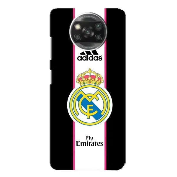 Чохол з принтом «Лого Real Madrid» для Xiaomi POCO X3 Чохол з принтом «Лого Real Madrid» для Xiaomi POCO X3