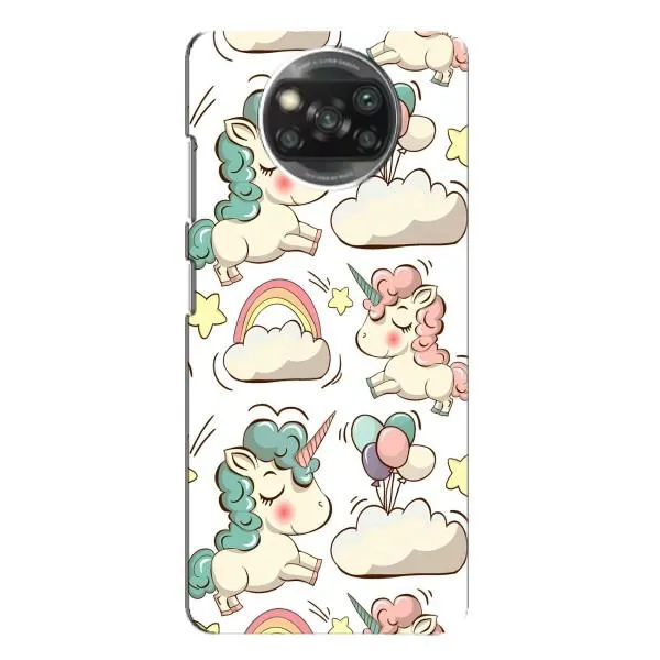 Чехол с принтом «Единорожки» для Xiaomi POCO X3 Чехол с принтом «Единорожки» для Xiaomi POCO X3