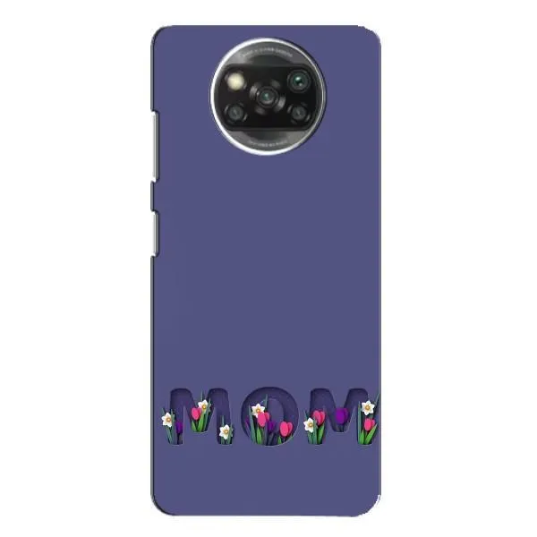 Чехол с принтом «Мама в цветах» для Xiaomi POCO X3