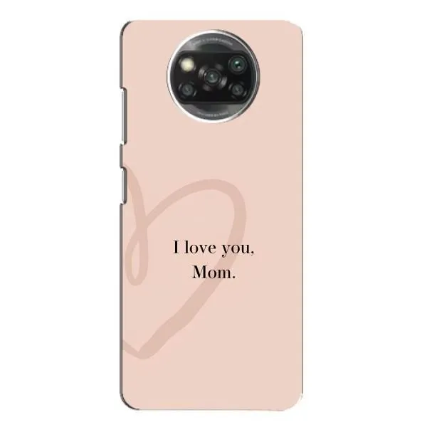 Чехол с принтом «Сердце маме» для Xiaomi POCO X3