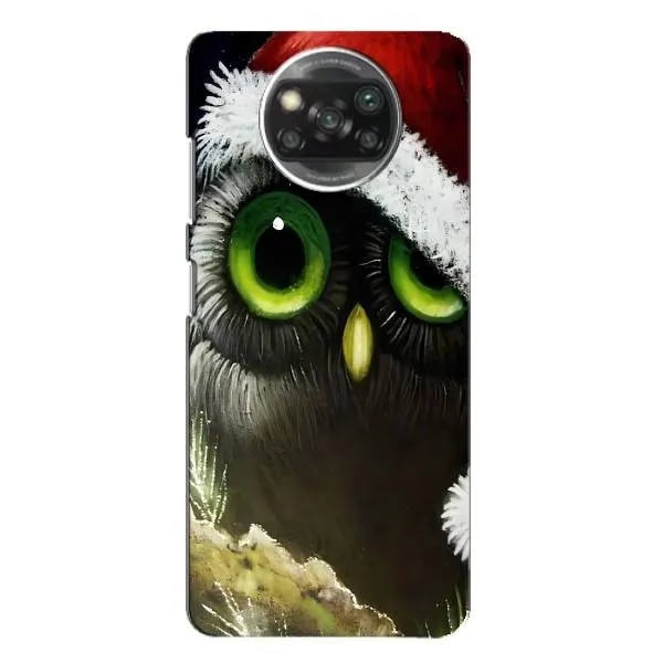 Чехол с принтом «Новогодняя Сова» для Xiaomi POCO X3