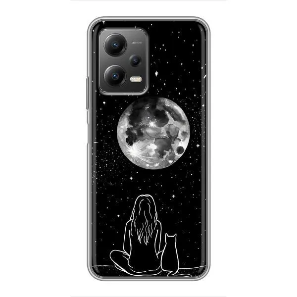 Чехол с принтом «Девушка с котом» для Xiaomi POCO X5 (5G) Чехол с принтом «Девушка с котом» для Xiaomi POCO X5 (5G)