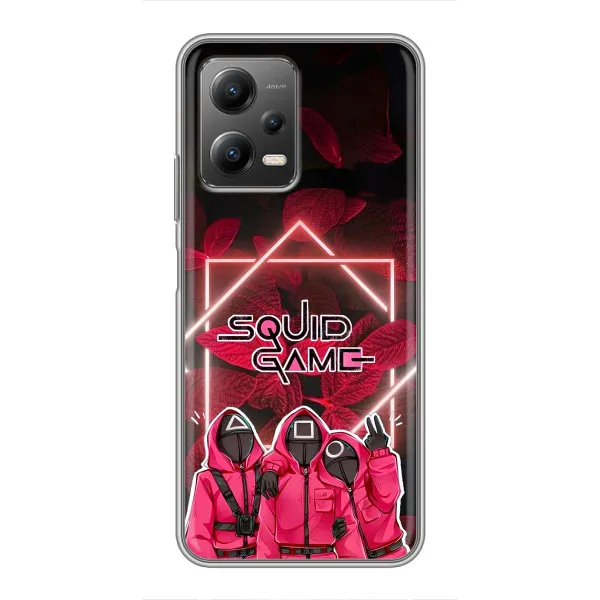 Чехол с принтом «Охранники Игра кальмара» для Xiaomi POCO X5 (5G) Чехол с принтом «Охранники Игра кальмара» для Xiaomi POCO X5 (5G)