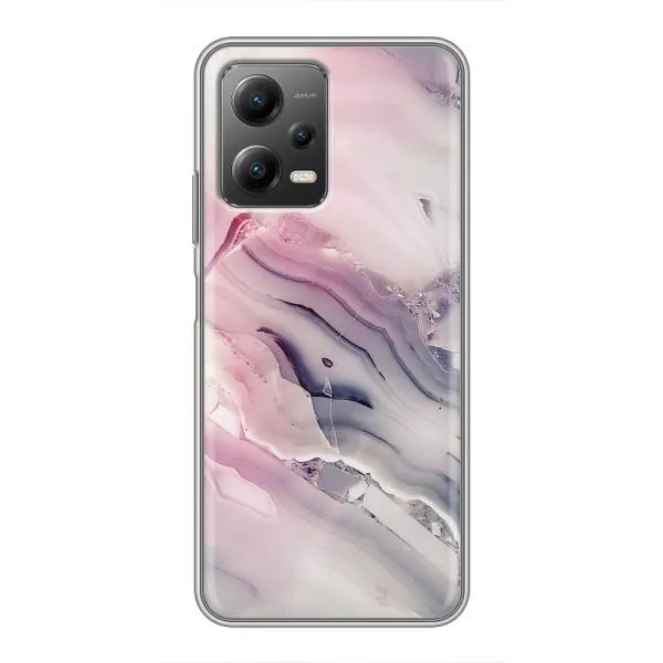 Чехол с принтом «Пурпурный Мрамор» для Xiaomi POCO X5 (5G)