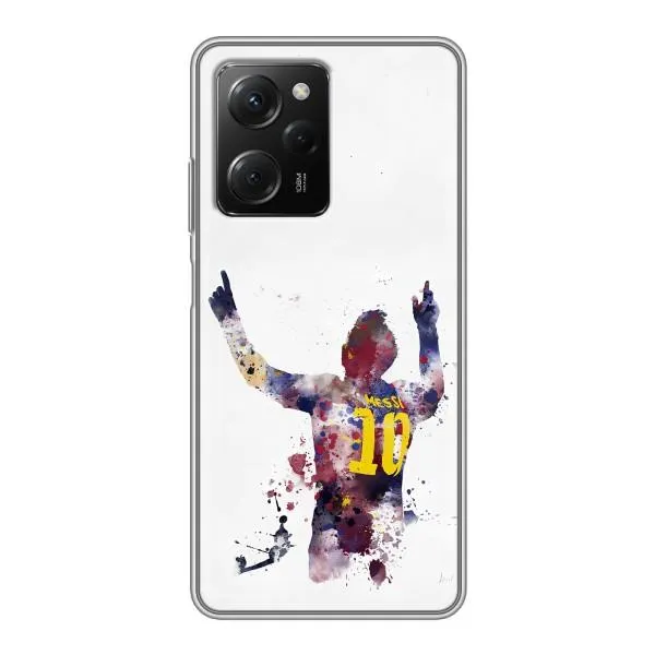 Чехол с принтом «Messi Barca» для Xiaomi POCO X5 Pro (5G)