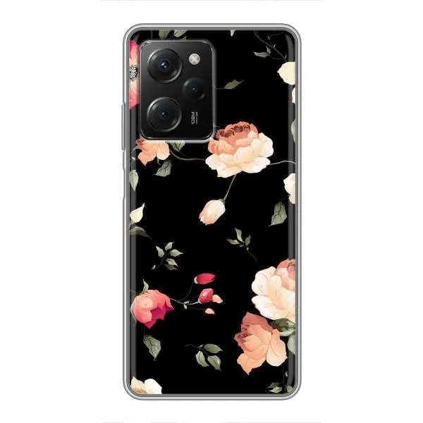 Чехол с принтом «Розочки» для Xiaomi POCO X5 Pro (5G)