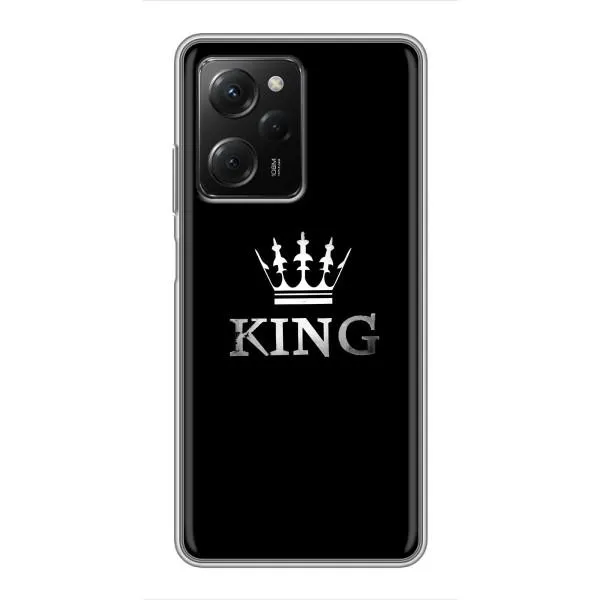 Чехол с принтом «KING» для Xiaomi POCO X5 Pro (5G)