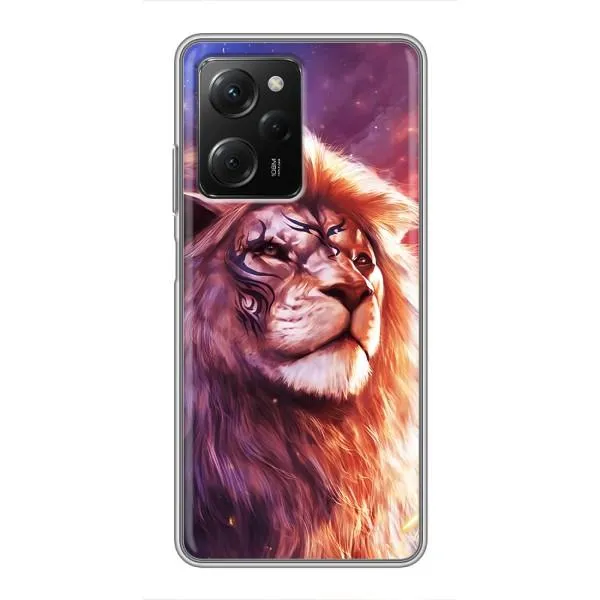 Чехол с принтом «Красочный Лев» для Xiaomi POCO X5 Pro (5G)
