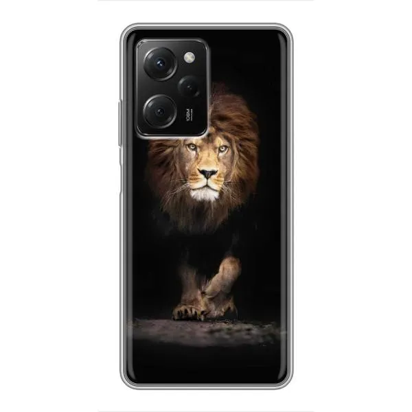 Чехол с принтом «Лев» для Xiaomi POCO X5 Pro (5G)