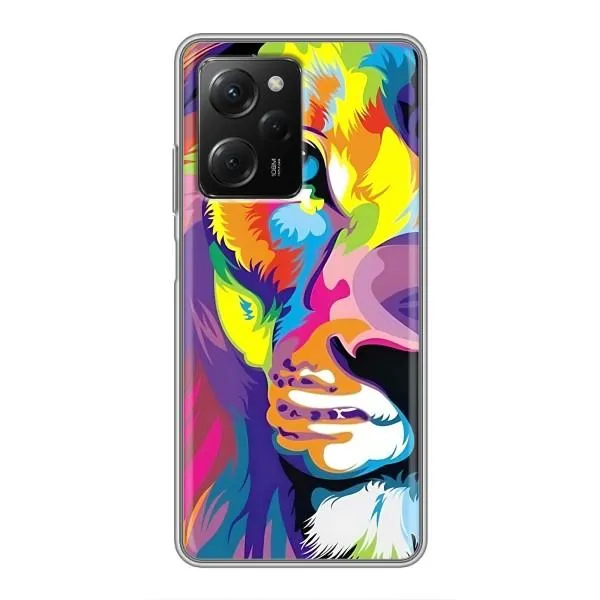 Чехол с принтом «Яркий Лев» для Xiaomi POCO X5 Pro (5G)