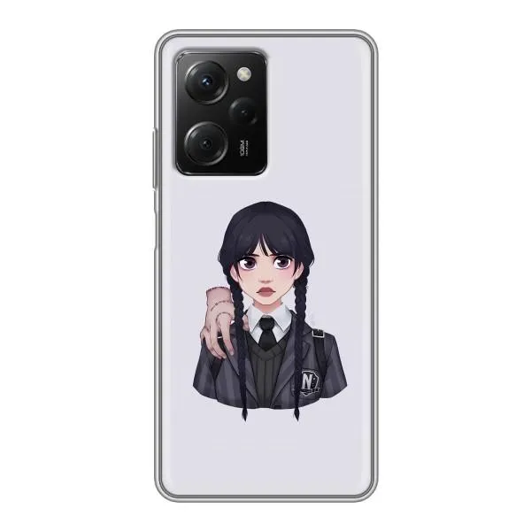 Чехол с принтом «Уэнздей и Вещь» для Xiaomi POCO X5 Pro (5G) Чехол с принтом «Уэнздей и Вещь» для Xiaomi POCO X5 Pro (5G)