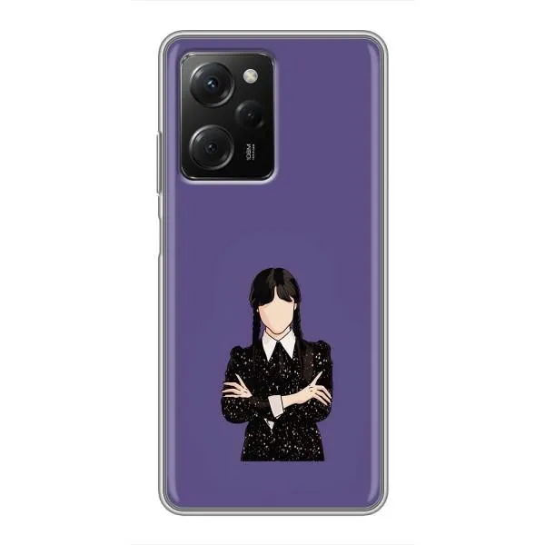 Чехол с принтом «Уэнздей в черном» для Xiaomi POCO X5 Pro (5G) Чехол с принтом «Уэнздей в черном» для Xiaomi POCO X5 Pro (5G)